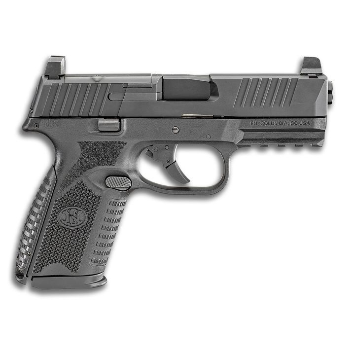 FN 66100587 509M MRD Mid-Size 9mm Luger 15+1 4" Black Recessed Crown Barrel, Matte Black Optic Ready/Serrated Stainless Steel Slide, Matte Black Polymer Frame w/Picatinny Rail, Ambidextrous