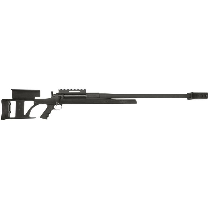 ArmaLite 50A1BGGG AR-5050 BMG 1rd 30" Black Phosphate Heavy Barrel, Black Hard Coat Anodized Receiver, Black V-Shaped Stock, Optics Ready