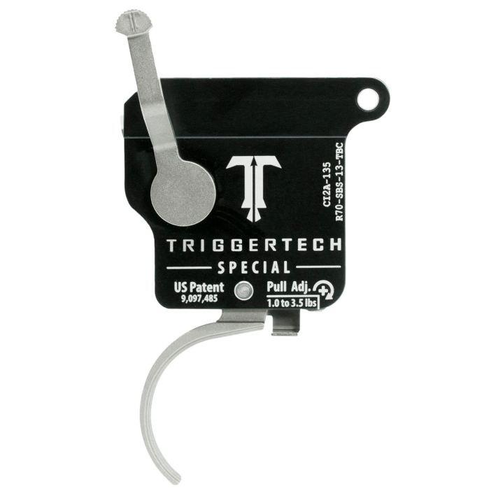 TriggerTech R70SBS13TBC SpecialSingle-Stage Traditional Curved Trigger with 1-3.50 lbs Draw Weight for Remington 700 Right