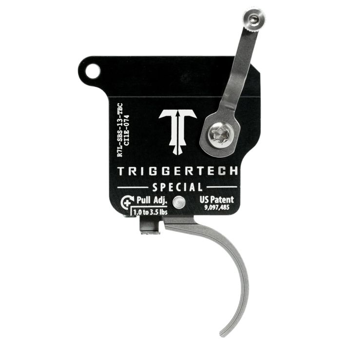 TriggerTech R7LSBS13TBC SpecialSingle-Stage Traditional Curved Trigger with 1-3.50 lbs Draw Weight for Remington 700 Left