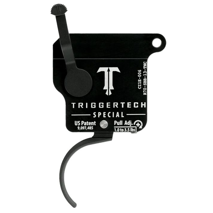 TriggerTech R70SBB13TNC Special Without Bolt Release Single-Stage Traditional Curved Trigger with 1-3.50 lbs Draw Weight for Remington 700 Right