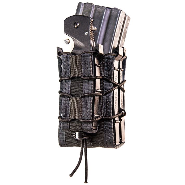 High Speed Gear 112RP0BK TACO X2RP Mag Pouch Triple Black Nylon MOLLE Compatible w/ Rifle Compatible w/ Pistol