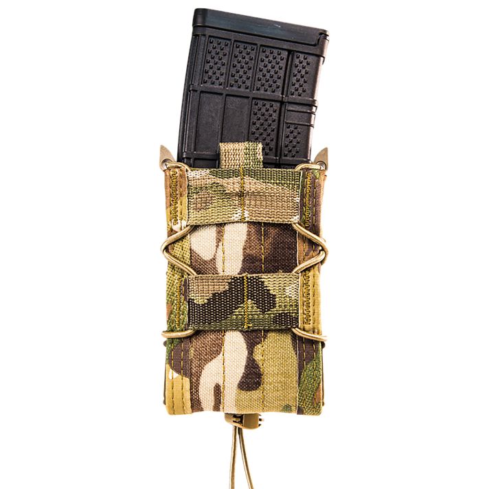 High Speed Gear 11TA00MC TACO Mag Pouch Single MultiCam Nylon MOLLE Compatible w/ Rifle