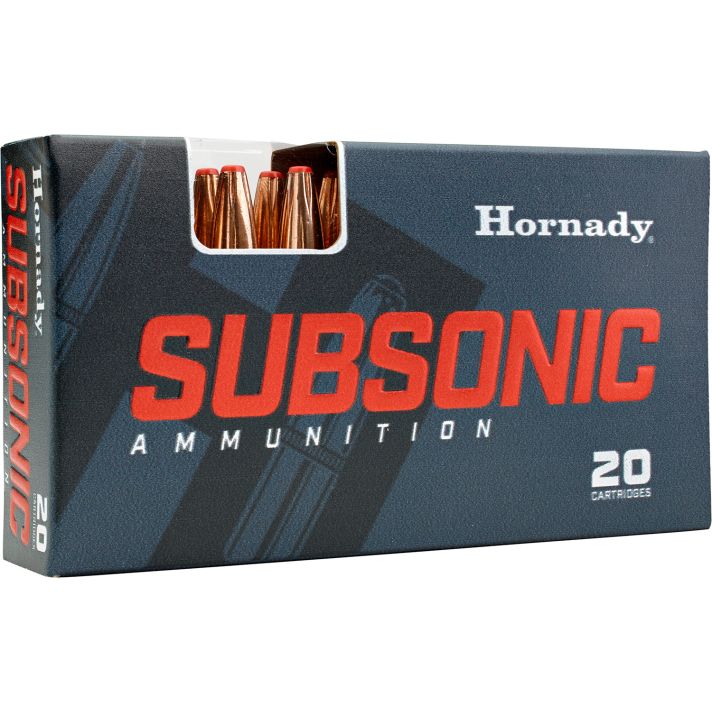 Hornady 80809 Subsonic Rifle 30-30Win 175gr Sub X 20 Per Box/10 Case