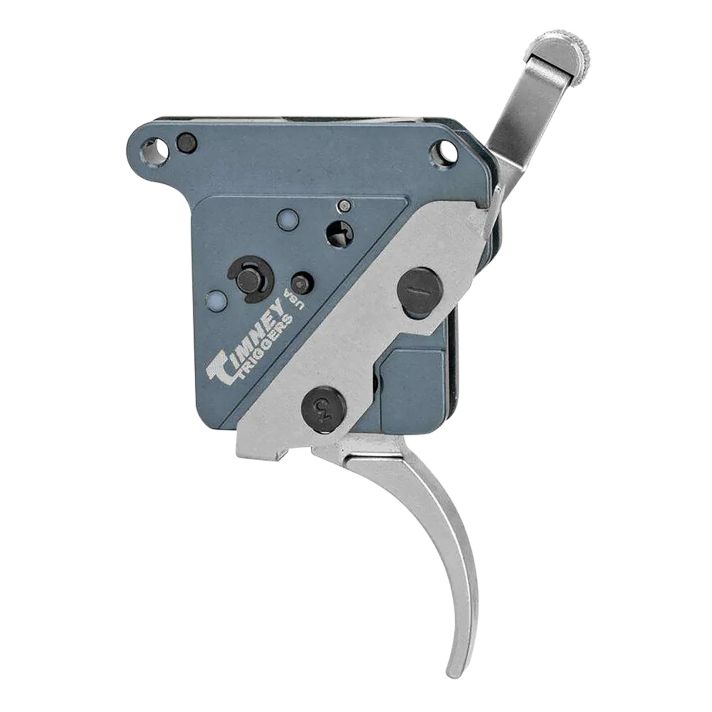 Timney Triggers THEHIT16 Hit TriggerCurved Trigger with 8 oz Draw Weight & Nickel Finish for Remington 700 Right