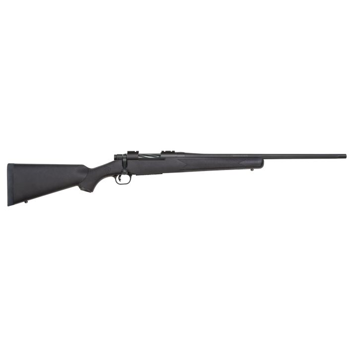 Mossberg 28085 PatriotFull Size 350 Legend 4+1 22" Matte Blued Fluted Barrel, Drilled & Tapped Matte Blued Stainless Steel Receiver, Black Fixed Synthetic Stock, Right Hand