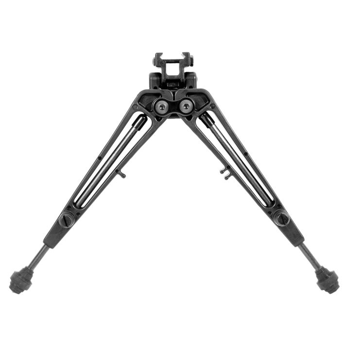 Limbsaver 12601 True-Track Bipod made of Durable Isoplast with Black Finish, Rubber Feet, Sling Stud Attachment, 7-11" Vertical Adjustment & Leg-Lock System