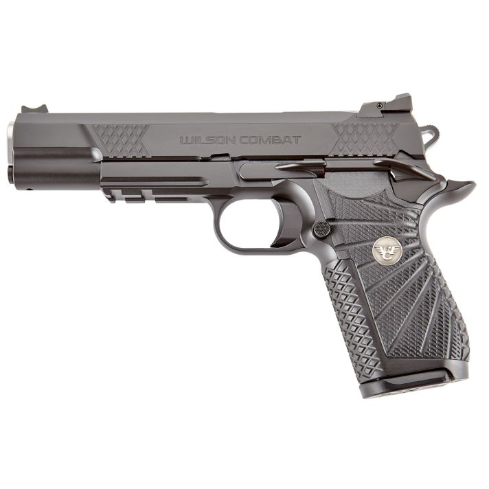 Wilson Combat ACPSOM45 ACP Commander 45 ACP 4.25" 8+1 Black Armor-Tuff Frame Black Carbon Steel Slide with Black G10 Eagle Claw Grip