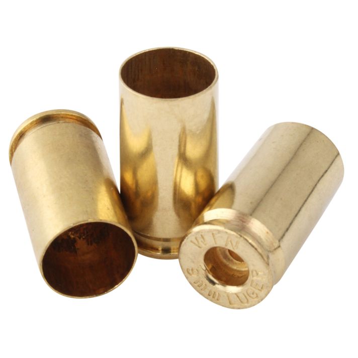 Top Brass 6B9MMLUGXY250 Premium Reconditioned Unprimed Cases 9mmLuger Handgun Brass 250/Bag