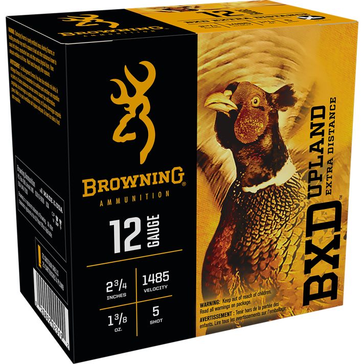 Browning Ammo B193511225 BXD Upland 12Gauge 2.75" 1 3/8oz 5Shot 25 Per Box/10 Case