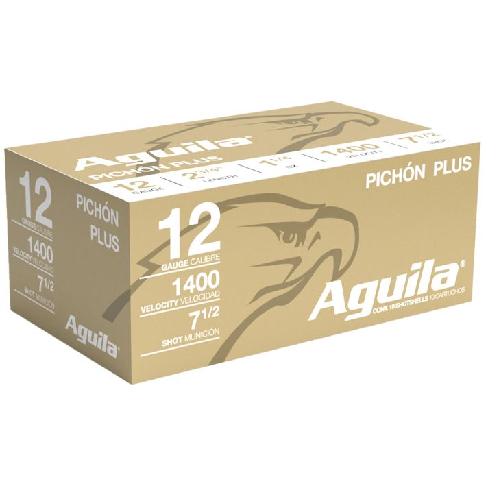 Aguila 1CHB1295 Pichon Plus High Velocity 12Gauge 2.75" 1 1/4oz 7.5Shot 10 Per Box/25 Case