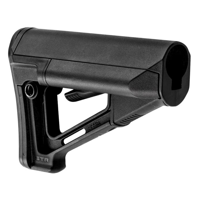 Magpul MAG470-BLK STR Carbine Stock Black Synthetic for AR-15, M16, M4 with Mil-Spec Tube (Tube Not Included)