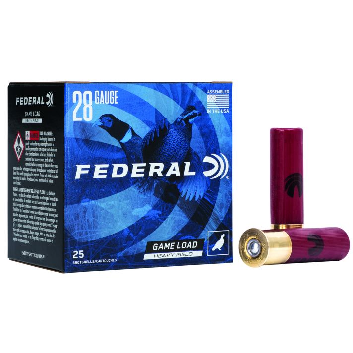 Federal H2895 Game-Shok Heavy Field 28Gauge 2.75" 1oz 5Shot 25 Per Box/10 Case