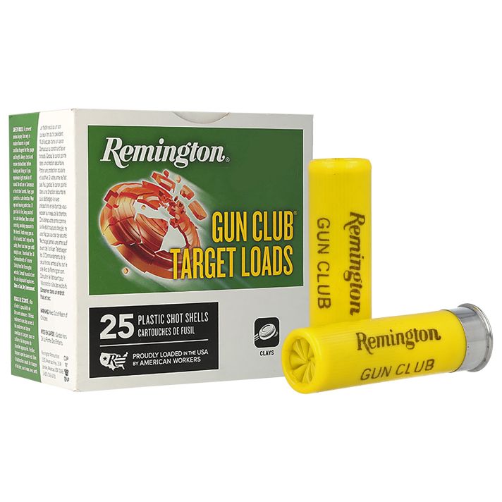 Remington Ammunition 20239 Gun Club20Gauge 2.75" 7/8oz 7.5Shot 25 Per Box/10 Case