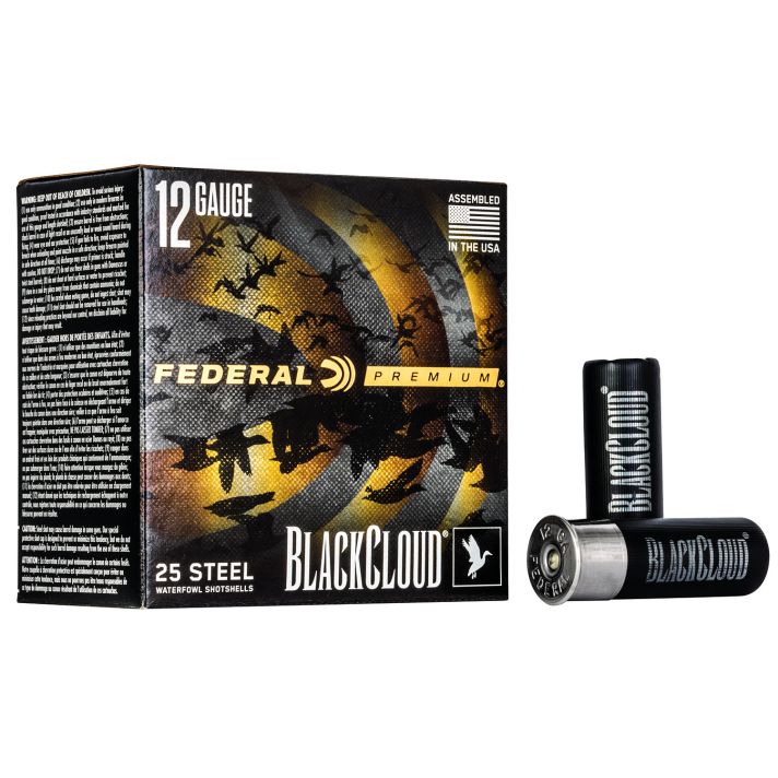 Federal PWBX1472 Black Cloud FS 12Gauge 2.75" 1 1/8oz 2Shot 25 Per Box/10 Case