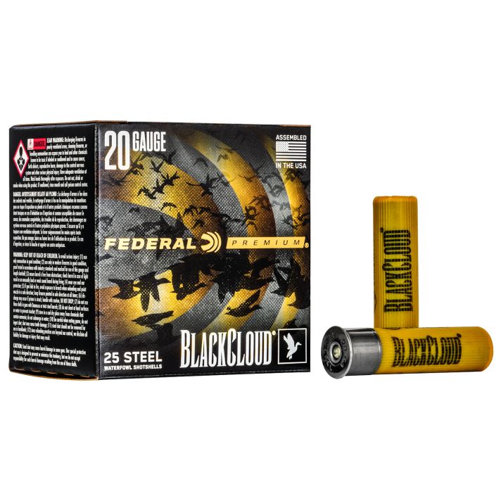 Federal PWBX2092 Black Cloud FS 20Gauge 3" 1oz 2Shot 25 Per Box/10 Case
