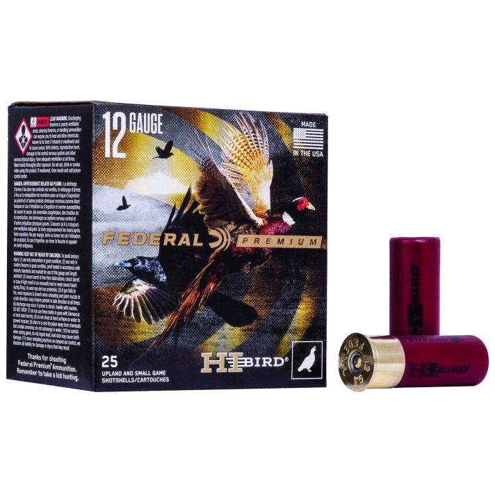 Federal HVF1275 Premium Hi-Bird 12Gauge 2.75" 1 1/8oz 7.5Shot 25 Per Box/10 Case