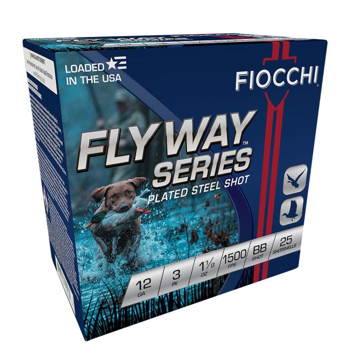 Fiocchi 123STBB Flyway12Gauge 3" 1 1/8oz BBShot 25 Per Box/10 Case
