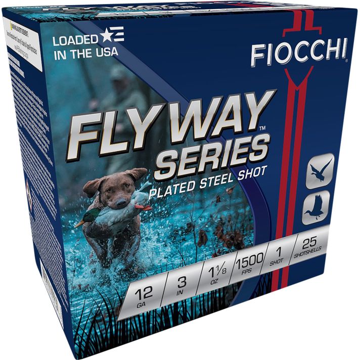 Fiocchi 123ST1 Flyway12Gauge 3" 1 1/8oz 1Shot 25 Per Box/10 Case