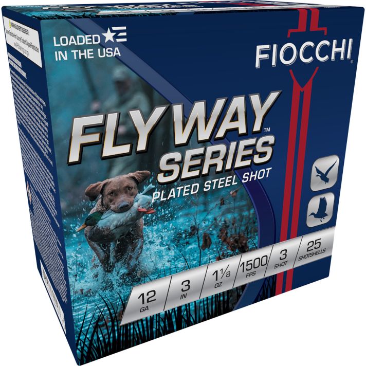 Fiocchi 123ST3 Flyway12Gauge 3" 1 1/8oz 3Shot 25 Per Box/10 Case