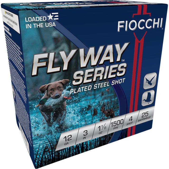 Fiocchi 123ST4 Flyway12Gauge 3" 1 1/8oz 4Shot 25 Per Box/10 Case