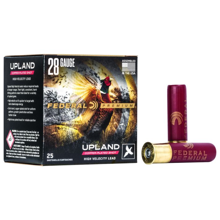 Federal P2836 Premium Wing-Shok High Velocity 28Gauge 2.75" 3/4oz 6Shot 25 Per Box/10 Case