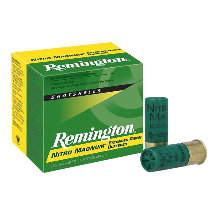 Remington Ammunition 20376 Nitro Magnum12Gauge 3" 1 5/8oz 6Shot 25 Per Box/10 Case