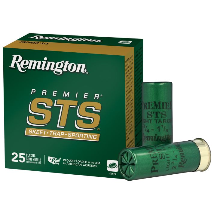 Remington Ammunition 20112 Premier STS12 Gauge 2.75" 1 1/8 oz 8 Shot 25 Per Box/ 10 Cs