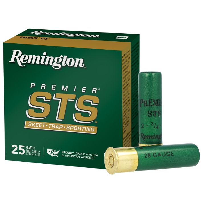Remington Ammunition 28053 Premier STS28 Gauge 2.75" 3/4 oz 9 Shot 25 Per Box/ 10 Cs