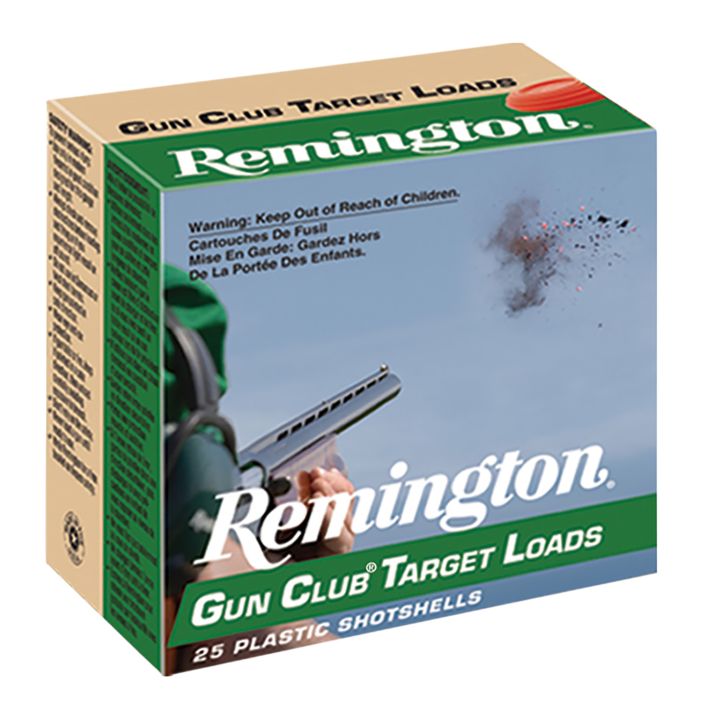 Remington Ammunition 20236 Gun Club20Gauge 2.75" 7/8oz 9Shot 25 Per Box/10 Case