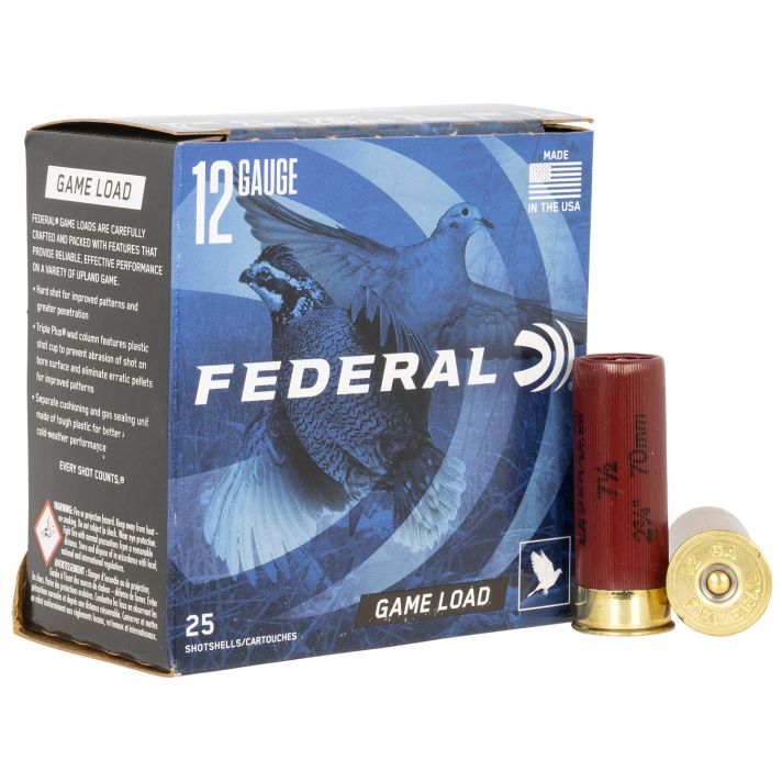 Federal H12175 Game-Shok Upland 12Gauge 2.75" 1oz 7.5Shot 25 Per Box/10 Case