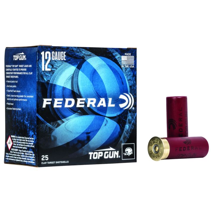 Federal TGL129 Top Gun12Gauge 2.75" 1 1/8oz 9Shot 25 Per Box/10 Case