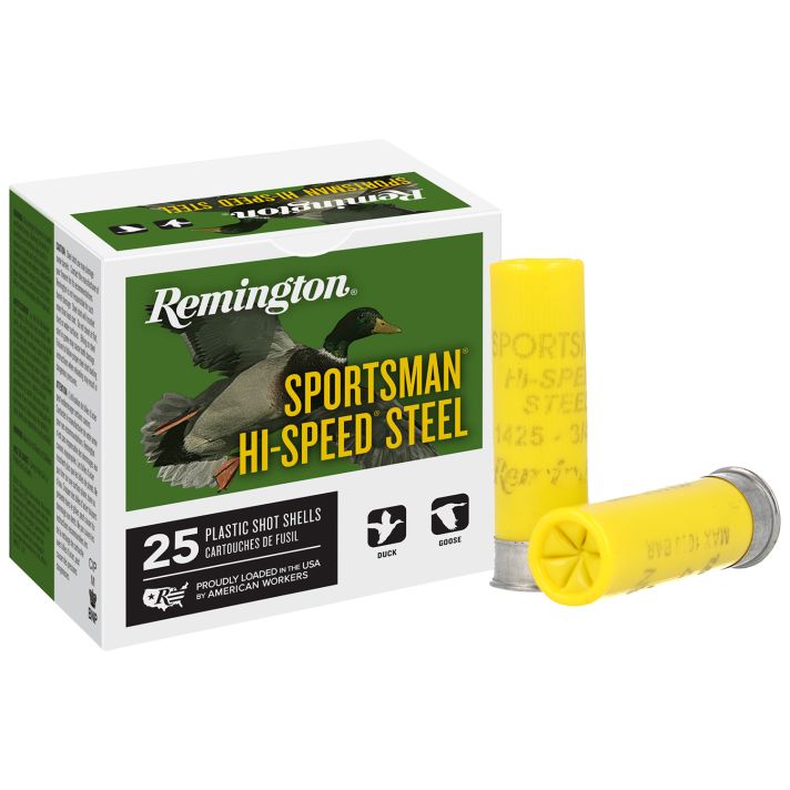 Remington Ammunition 20009 Sportsman Hi-Speed Steel 20Gauge 2.75" 3/4oz 7Shot 25 Per Box/10 Case
