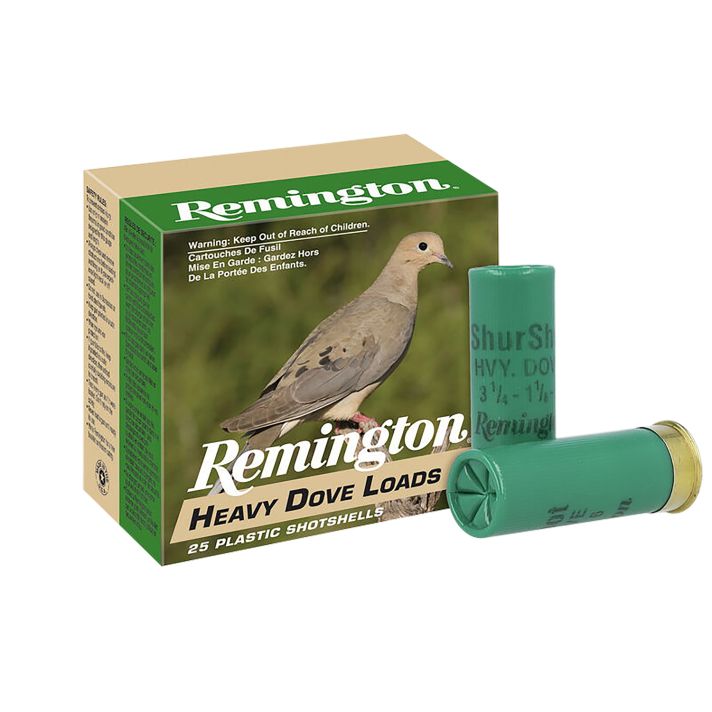 Remington Ammunition 28757 Heavy Dove Loads12Gauge 2.75" 1 1/8oz 8Shot 25 Per Box/10 Case