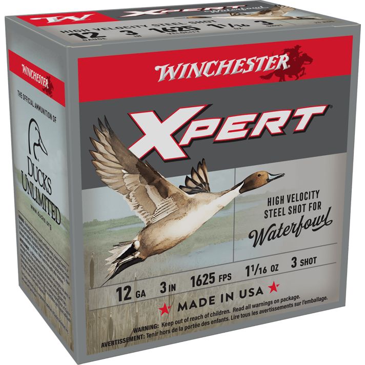 Winchester Ammo WEX123M3 Super X Xpert High Velocity 12Gauge 3" 1 1/16oz 3Shot 25 Per Box/10 Case