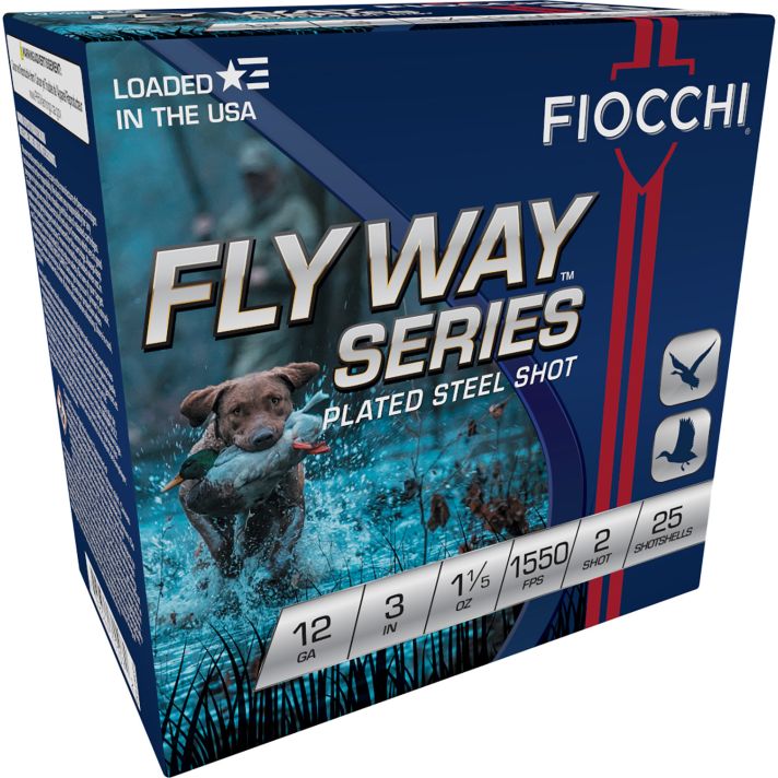 Fiocchi 123ST152 Flyway12Gauge 3" 1 1/5oz 2Shot 25 Per Box/10 Case