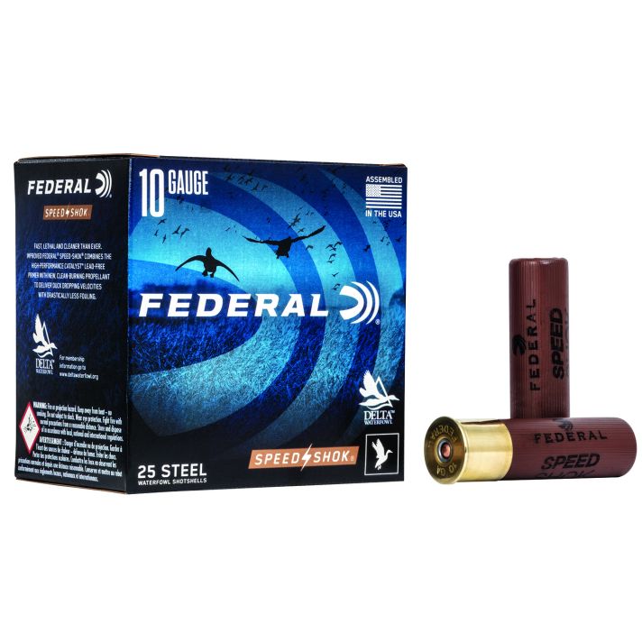 Federal WF107BBB Speed-Shok10Gauge 3.50" 1 1/2oz BBBShot 25 Per Box/10 Case