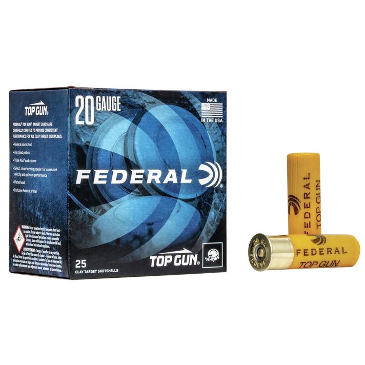 Federal TG2075 Top Gun20Gauge 2.75" 7/8oz 7.5Shot 25 Per Box/10 Case