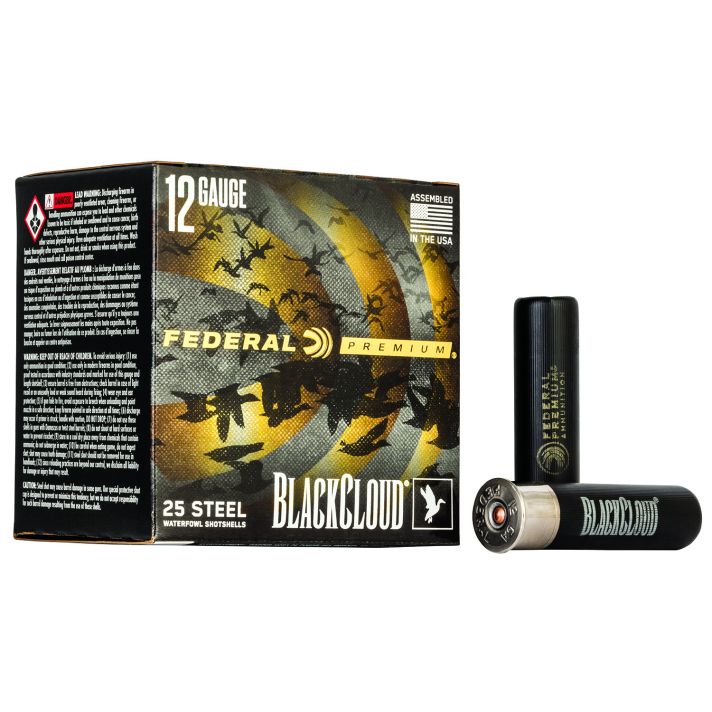 Federal PWBX1343 Black Cloud FS 12Gauge 3.50" 1 1/2oz 3Shot 25 Per Box/10 Case