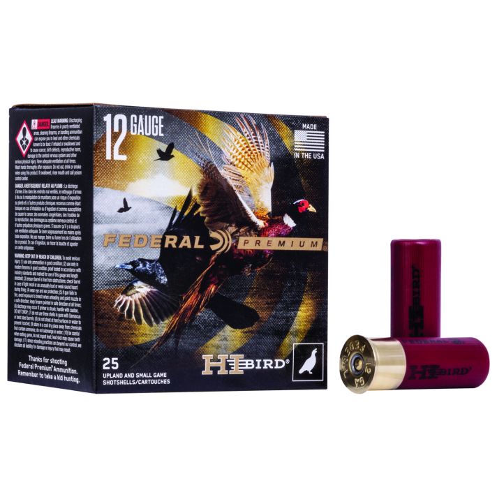 Federal HVF12H5 Premium Hi-Bird 12Gauge 2.75" 1 1/4oz 5Shot 25 Per Box/10 Case