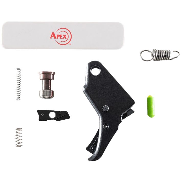 Apex Tactical 100171 Action Enhancement Trigger & Duty/Carry Kit Black Drop-In Fits S&W M&P Shield 2.0 9/40