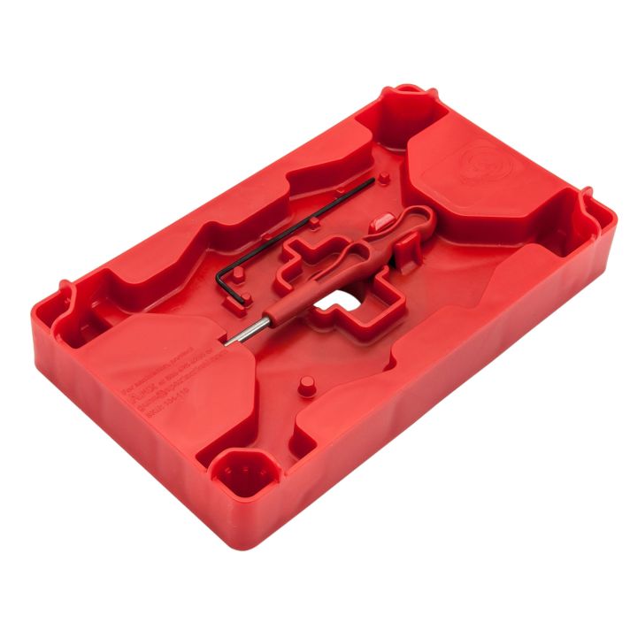 Apex Tactical 104110 Armorer's Tray & Pin PunchRed Polymer Pistol