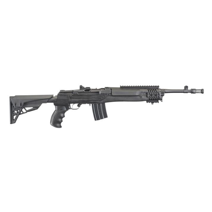 Ruger 5888 Mini-14 Tactical 5.56x45mm NATO 20+1 16.12"Threaded Barrel w/Flash Suppressor, Blued Alloy Steel, ATI Strikeforce 6 Position Stock, Includes Picatinny Rail, 2 Magazines, Scope Rings