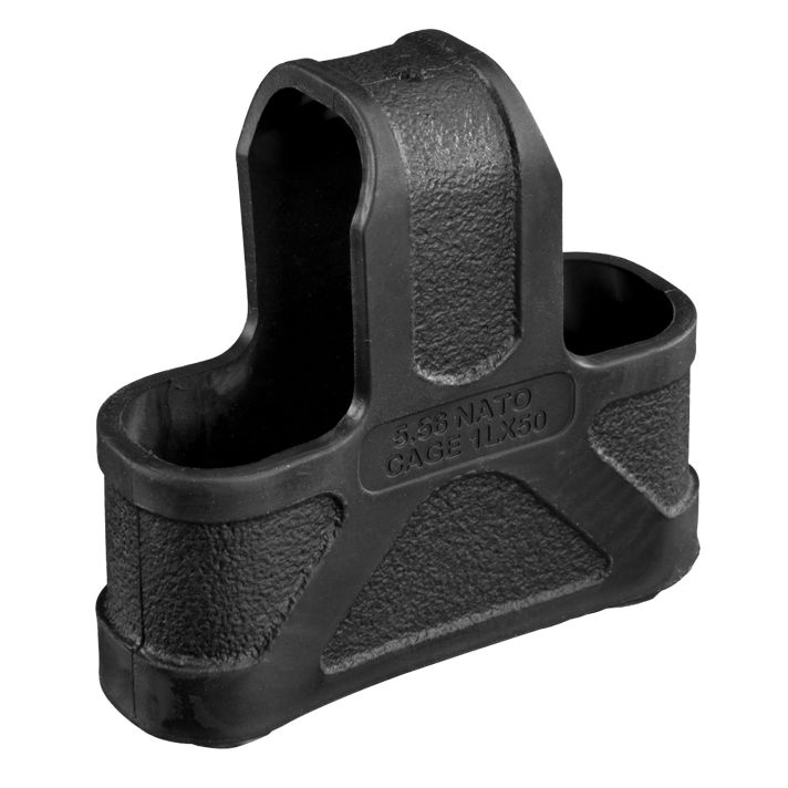 Magpul MAG001-BLK Original MagpulMade of Rubber w/ Black Finish for 5.56x45mm NATO Mags/ 3 Per Pack