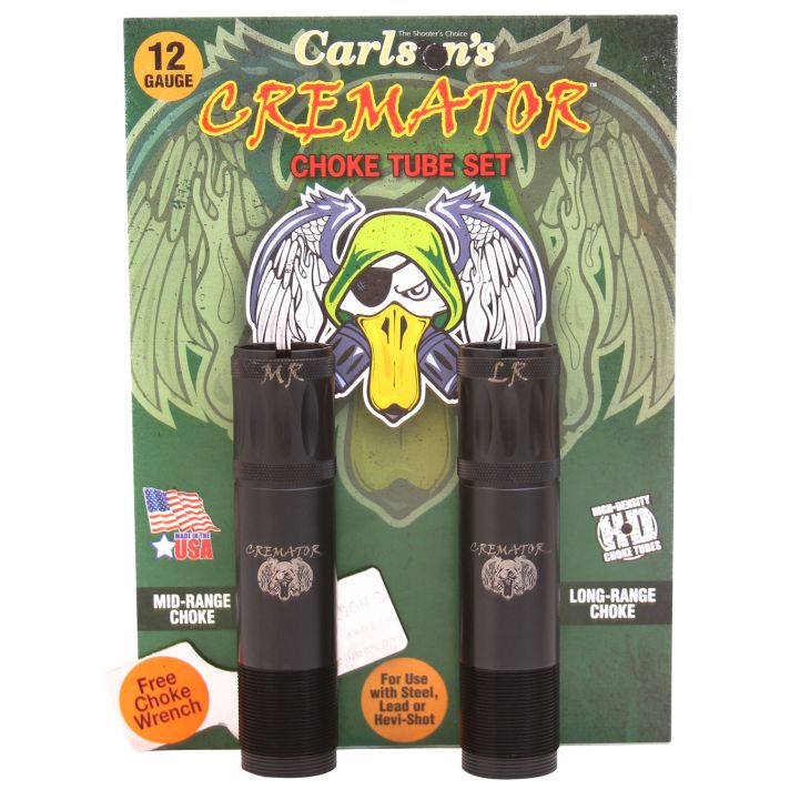 Carlson's Choke Tubes 11622 CrematorBrowning Invector Plus 12 Gauge Mid/Long Range Non-Ported 17-4 Stainless Steel