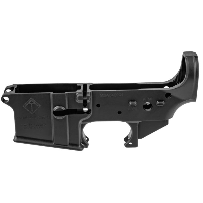 ATI ATIGLOWMS Mil-Sport Stripped Lower Multi-Caliber 7075-T6 Aluminum Black Anodized for AR-15
