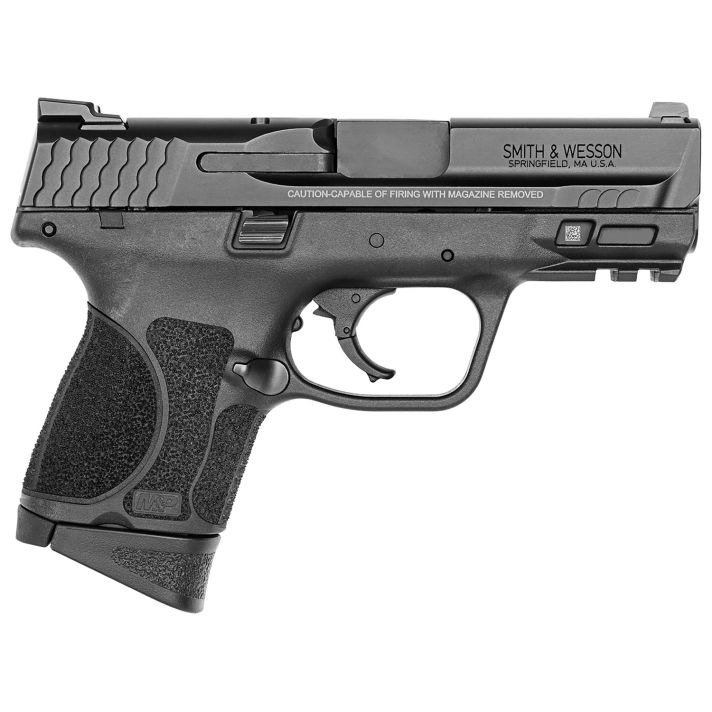 Smith & Wesson 12481 M&P M2.0Sub-Compact 9mm Luger 12+1, 3.60" Black Armornite Stainless Steel Barrel & Serrated Slide, Matte Black Polymer Frame w/Picatinny Rail
