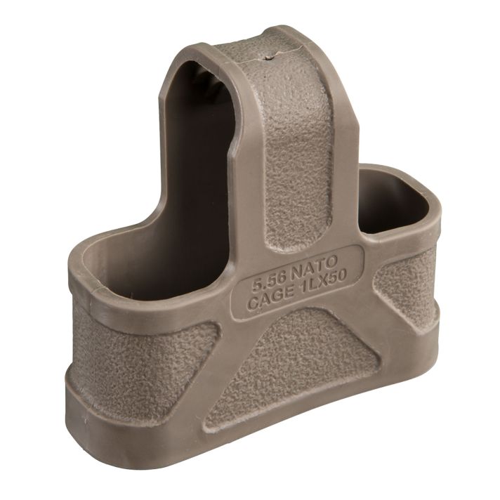 Magpul MAG001-FDE Original MagpulMade of Rubber w/ Flat Dark Earth Finish for 5.56x45mm NATO Mags/ 3 Per Pack
