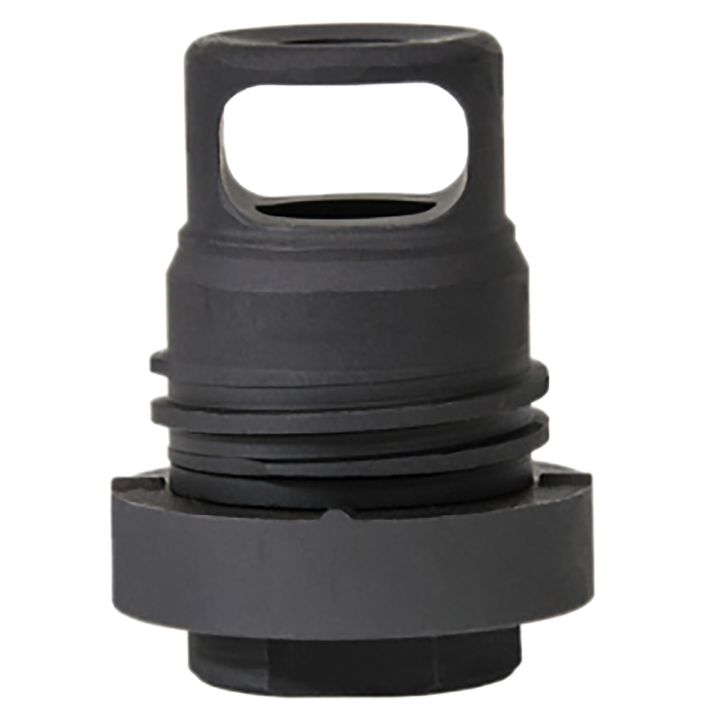 Yankee Hill 3102-1MB-28A Mini Phantom Q.D. Muzzle Brake Black Melonite Steel with 1/2"-28 tpi Threads & 1.60" OAL for 5.56x45mm NATO AR-Platform