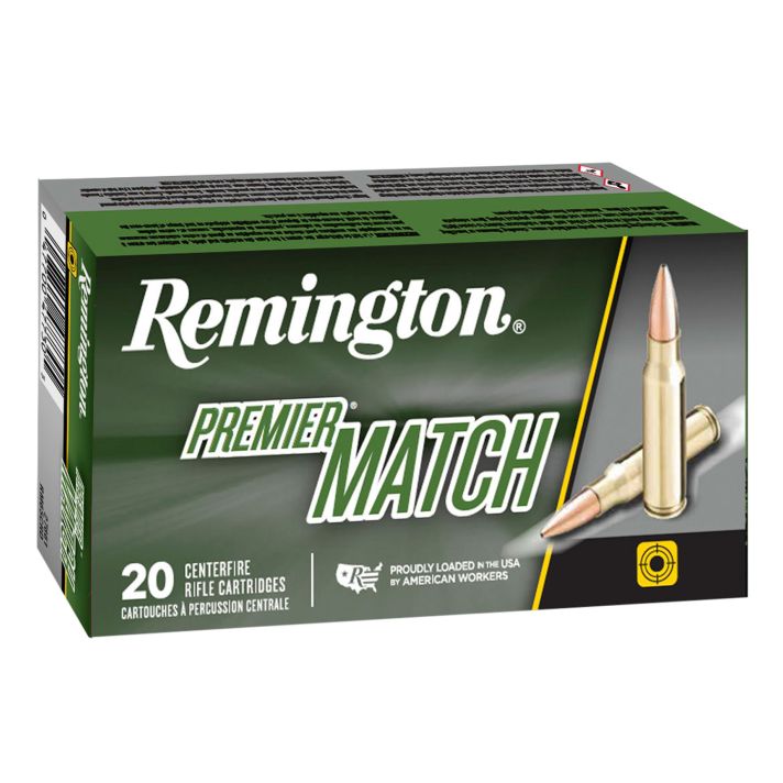 Remington Ammunition 27673 Premier Match 6.5PRC 145gr Berger Open Tip Match 20 Per Box/10 Case
